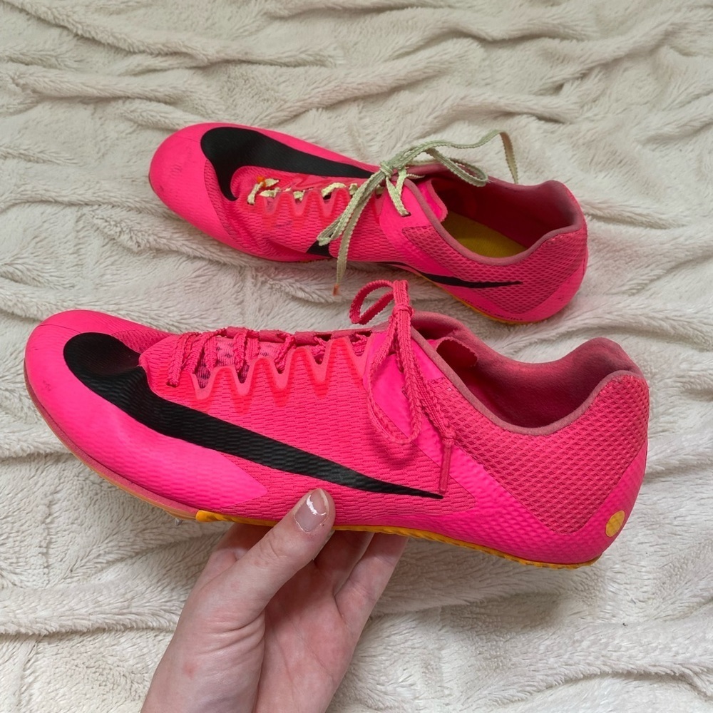 Nike Zoom Rival Track & Field Sprinting Spikes Hyper Pink/Black Laser Orange